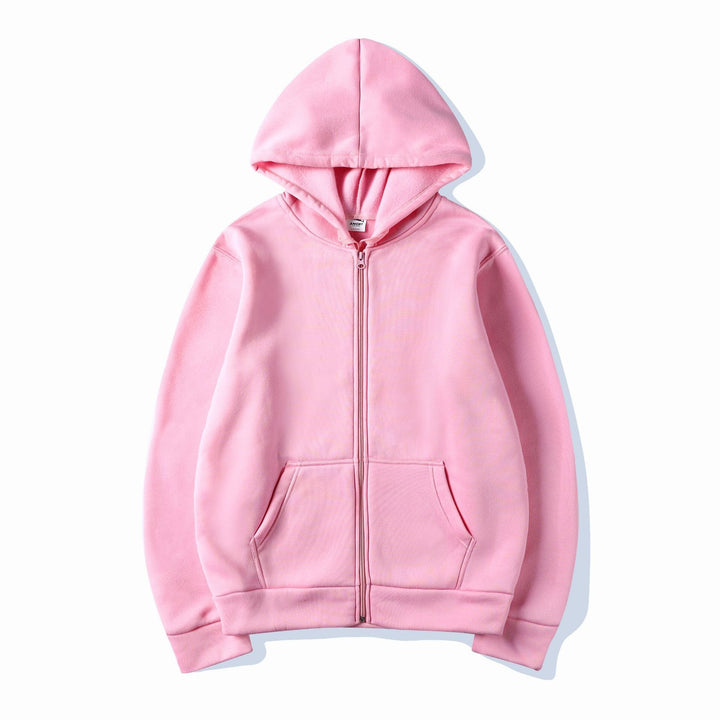 Women's hoodie sweatshirt with full zip and side pockets Lune London