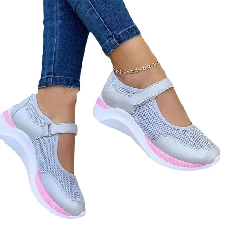 Women's sports sneakers with breathable mesh upper and non-slip sole Lune London