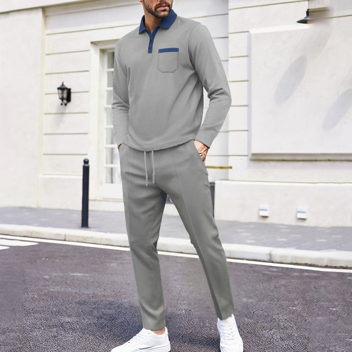 Men's sporty leisure set with comfortable collar and practical pockets Lune London