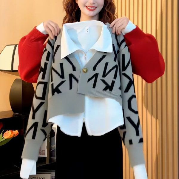 Cardigan féminin à la mode et tendance en style superposé Chic & Stil