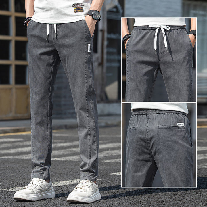 Pantalon utilitaire décontracté pour hommes avec taille réglable Lune London