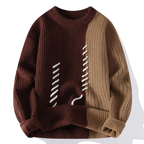 Women's structured sweater with a unique design and a woven pattern Lune London