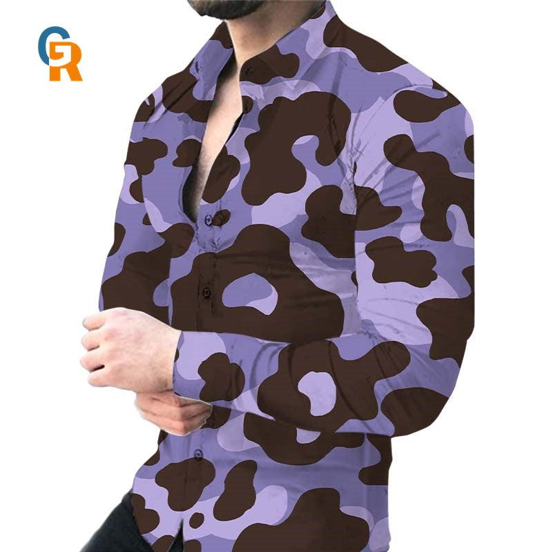 Shirt for men with a striking animal pattern Lune London