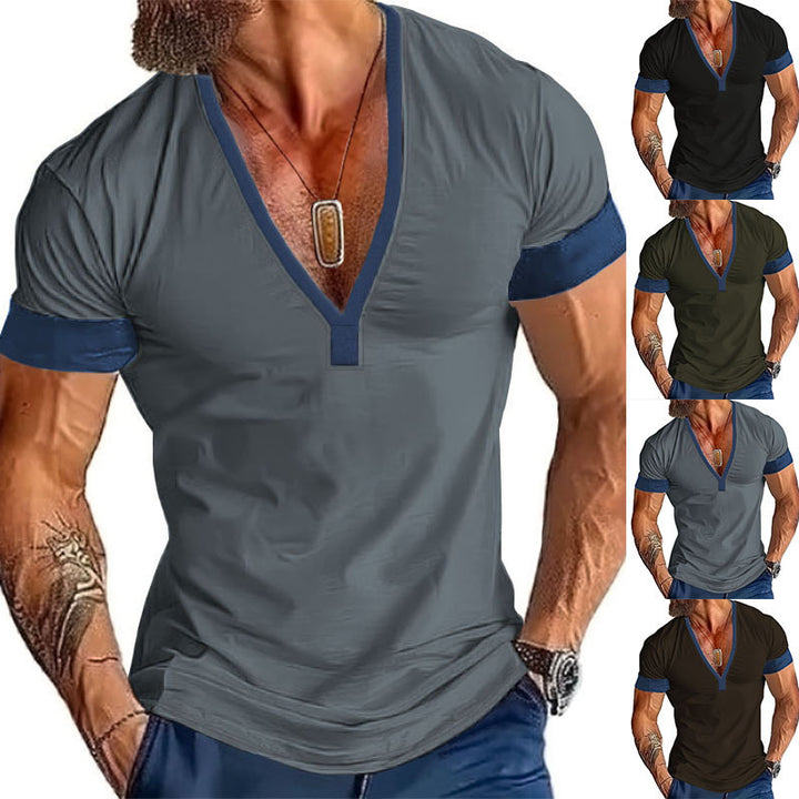 Men's V neck T-shirt Lune London