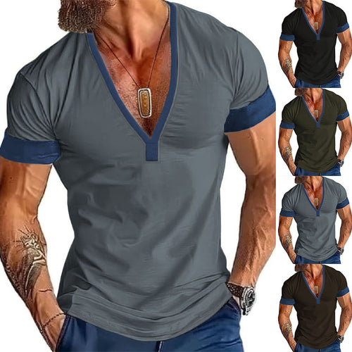 Men's V neck T-shirt Lune London