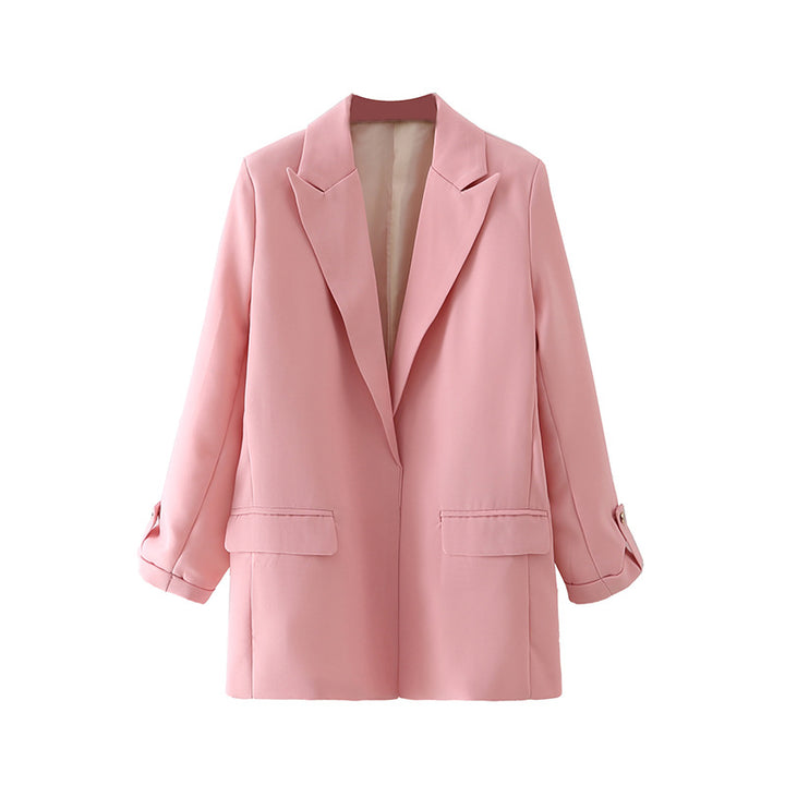 Elegant blazer jacket for women with modern cut and structured fabric Lune London