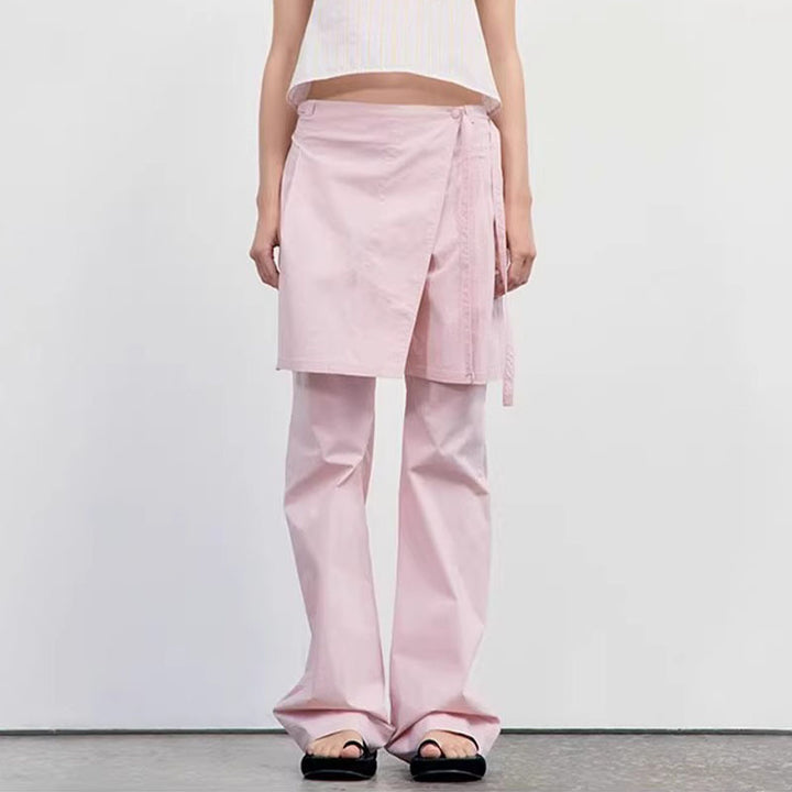 Trendy wrap skirt for women with a minimalist silhouette and practical pockets Lune London