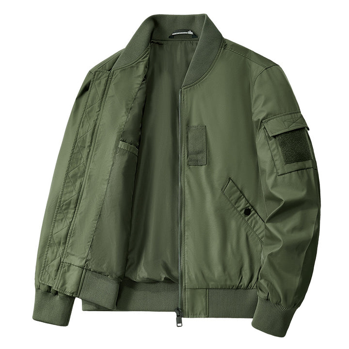 Casual bomber jacket for men with practical zip pockets Lune London