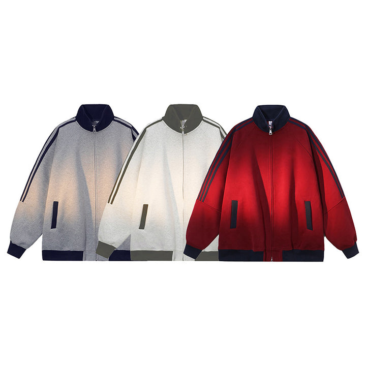 Sporty hooded jacket for women with zipper and raglan sleeves Lune London