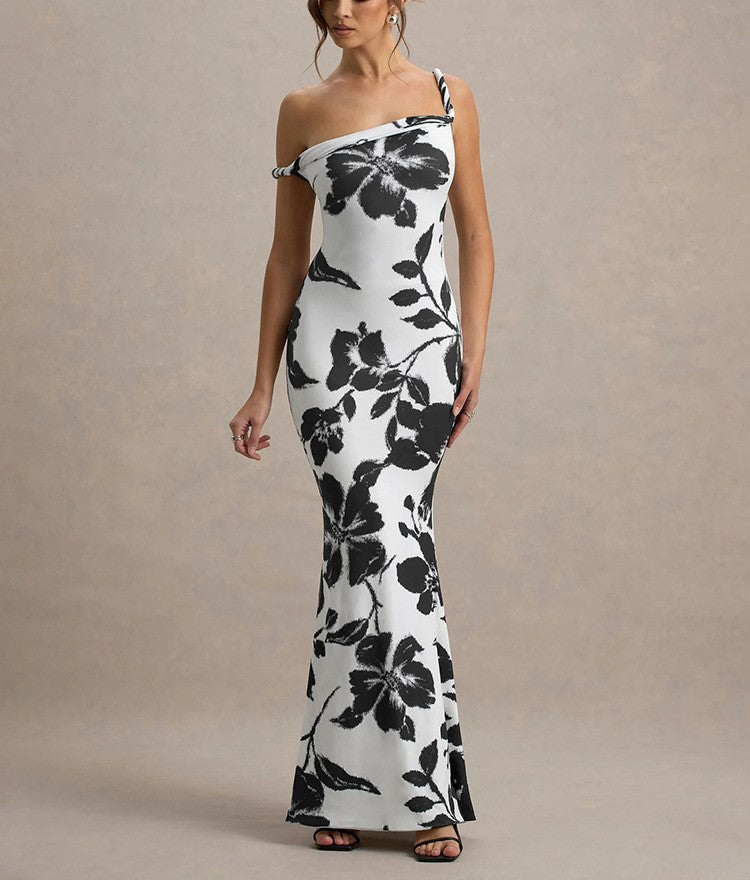 Lune London off-shoulder bodycon maxi dress