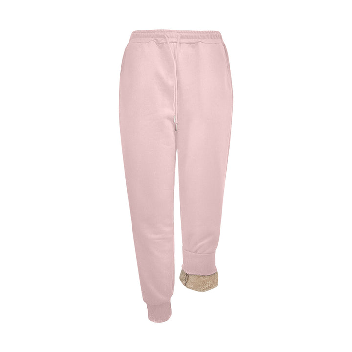 Sporty jogger pants for women with soft inner lining and elastic waistband Lune London