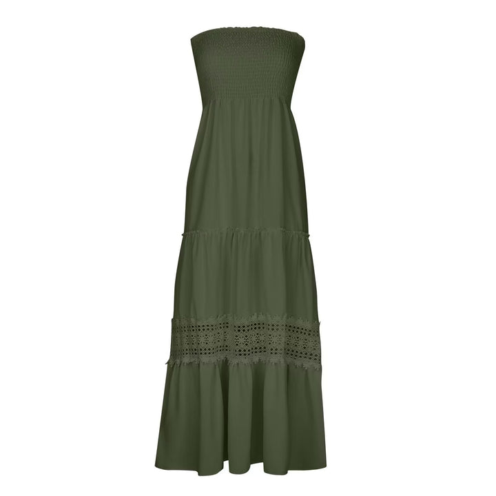 Lune London Sleeveless Bohemian Maxi Dress for Women