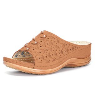 Ladies' fashion and comfortable clogs with breathable upper material Lune London