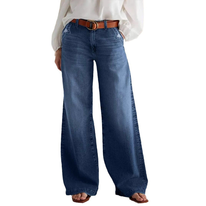 High-waisted jeans for women, wide cut Lune London