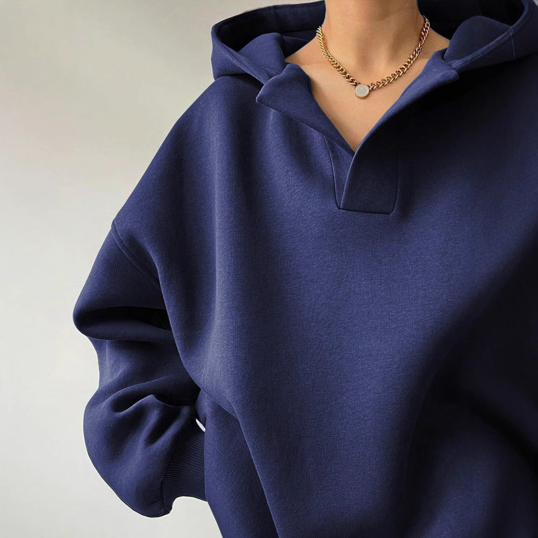 Ladies Oversized Hoodie with Unique Lune London