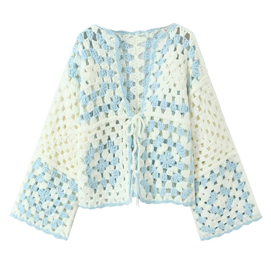 Crochet jacket for women with traditional patterns and a relaxed fit Lune London