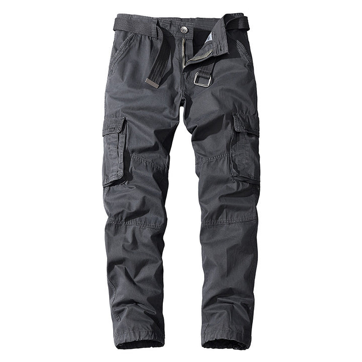 Multifunctional cargo pants for men with elastic waist and practical side pockets Lune London