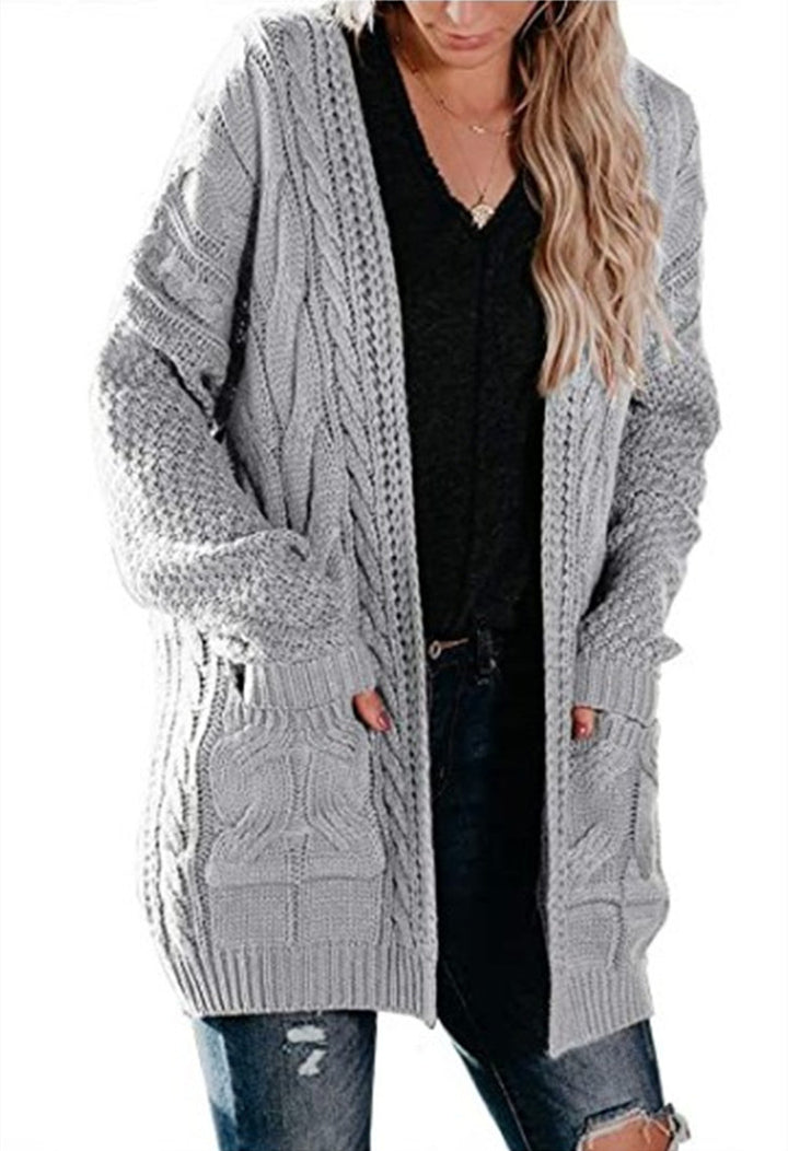 Women Chunky Knit Cardigan Chic and Still