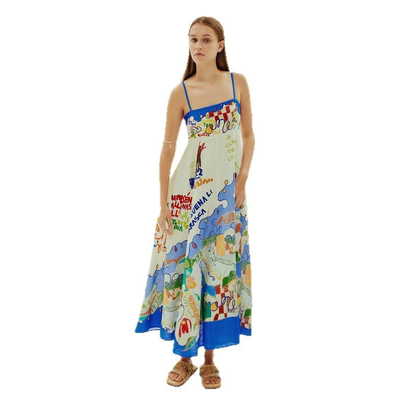Chic & Stil Women's Bohemian Inspired Summer Maxi Dress