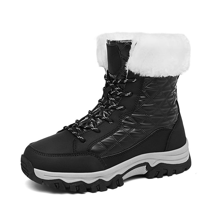 Women’s winter boots lined with non-slip sole and insulating synthetic fur Lune London