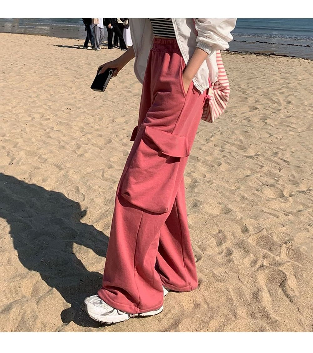 Pantalons décontractés amples pour femmes avec grandes poches Chic & Stil