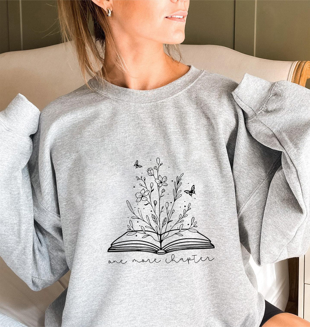 Sweatshirt pour femmes avec un design floral élégant et un imprimé inspirant Chic & Stil