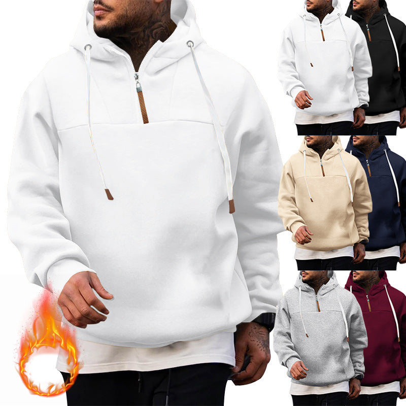 Men's Hoodie Sport with Innovative Zipper Design Lune London