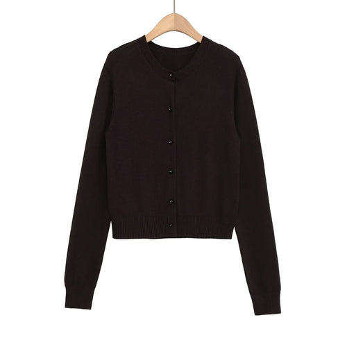 Elegant ladies cardigan with button details Lune London