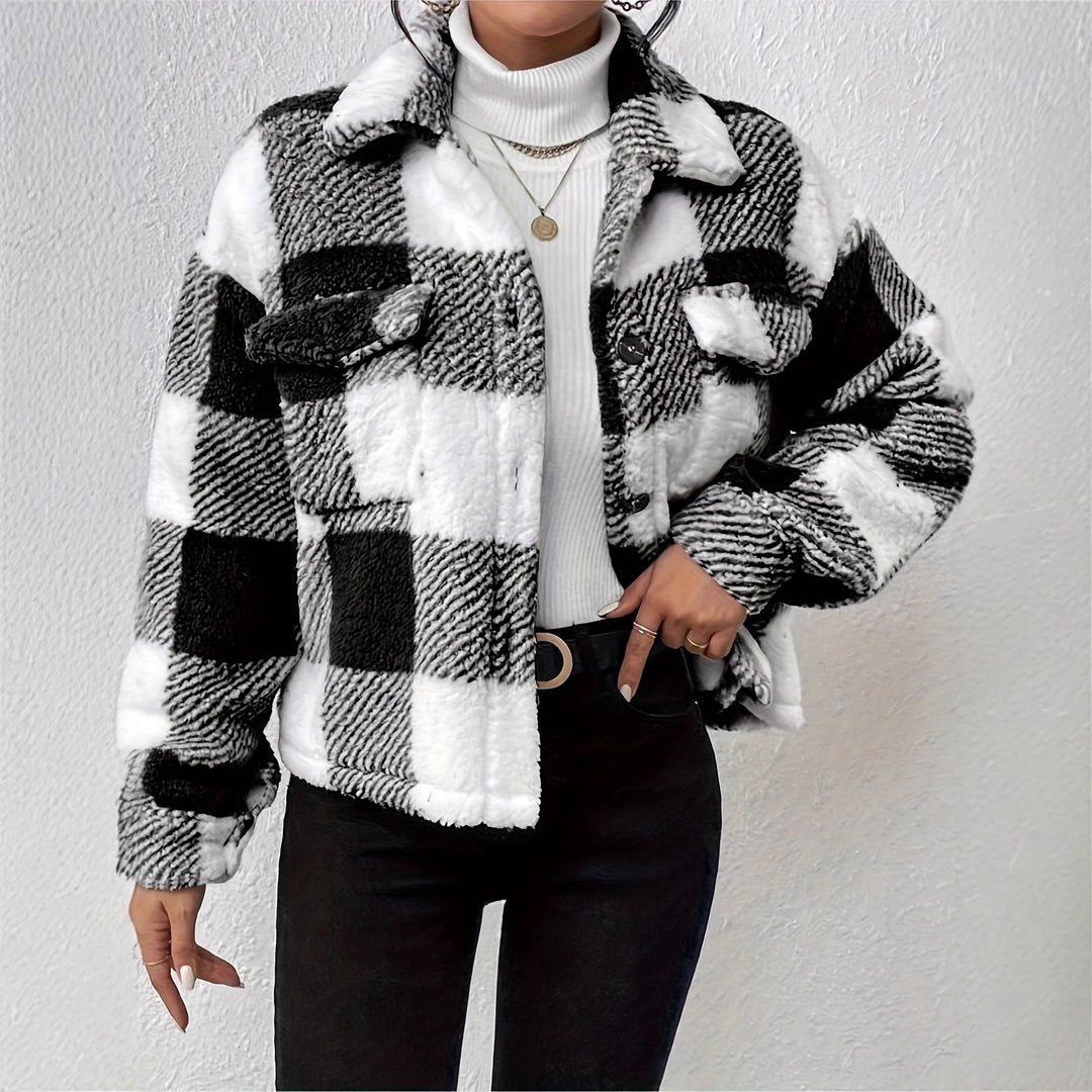 Ladies cozy square jacket Lune London