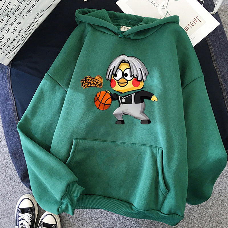 Women's hoodie with creative basketball motif Chic & Stil