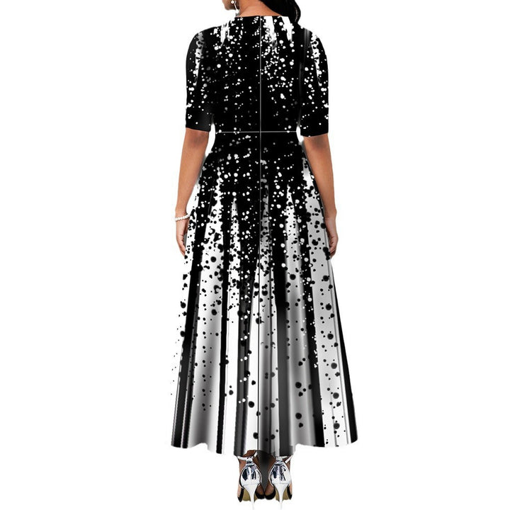 Maxi dress for women with elegant gradient colors Lune London