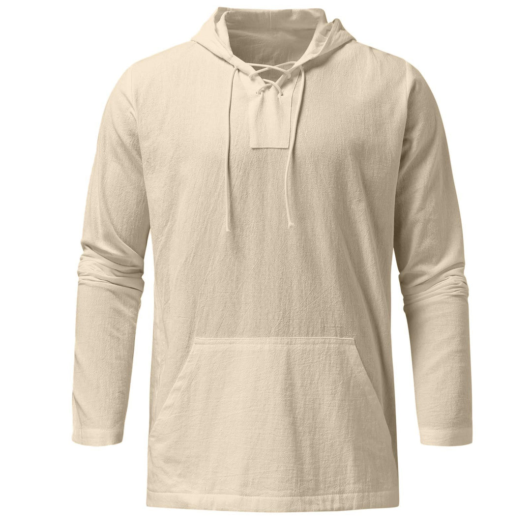 Casual hooded sweatshirt for women with long sleeves, kangaroo pocket, and hood Lune London