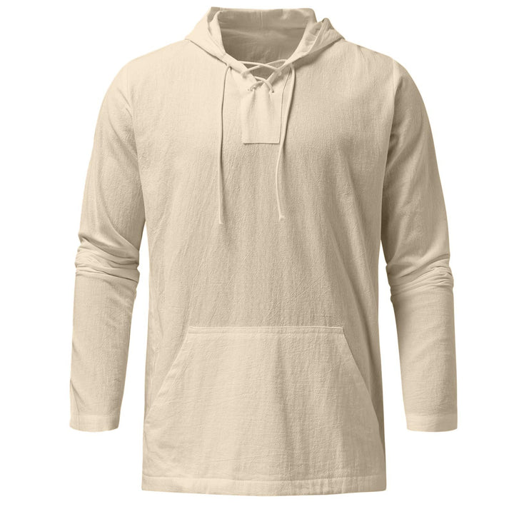 Casual hooded sweatshirt for women with long sleeves, kangaroo pocket, and hood Lune London