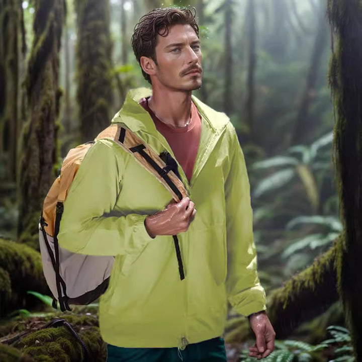 Veste de plein air pour hommes respirante avec revêtement déperlant Lune London