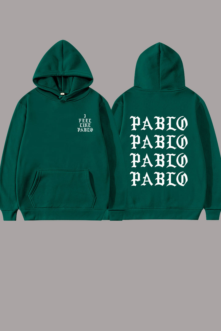 Casual hoodie for women with creative text Lune London