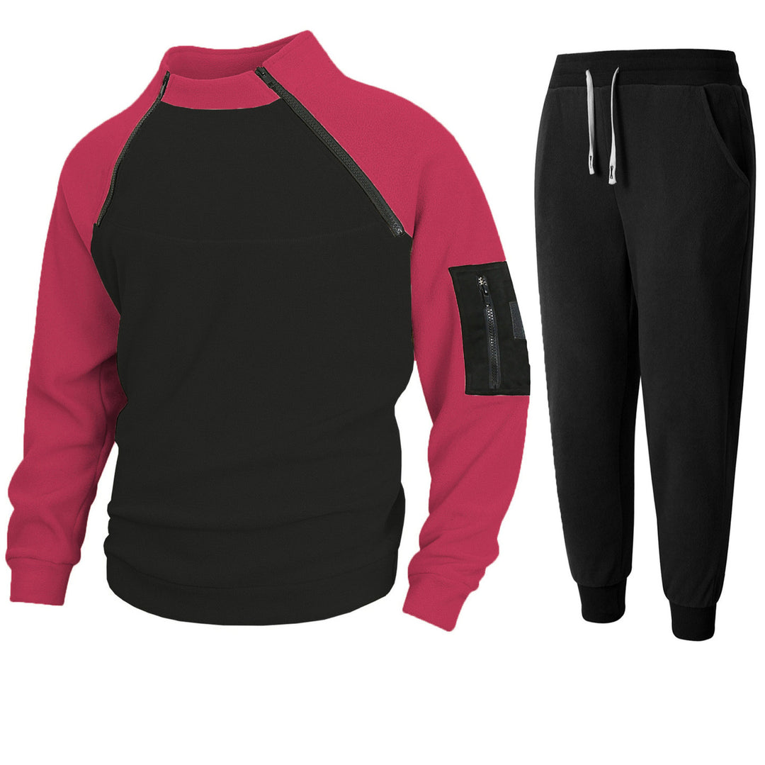 Functional sweater for men with high collar and edges Lune London