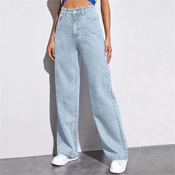 Women's Loose High-Waist Jeans in a Casual Fit with Elegant Details Lune London