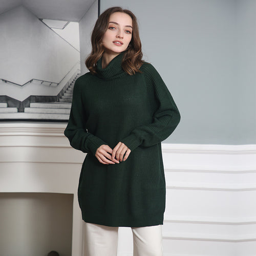 Ladies Cozy Turtleneck Pullover in Soft Knit Lune London