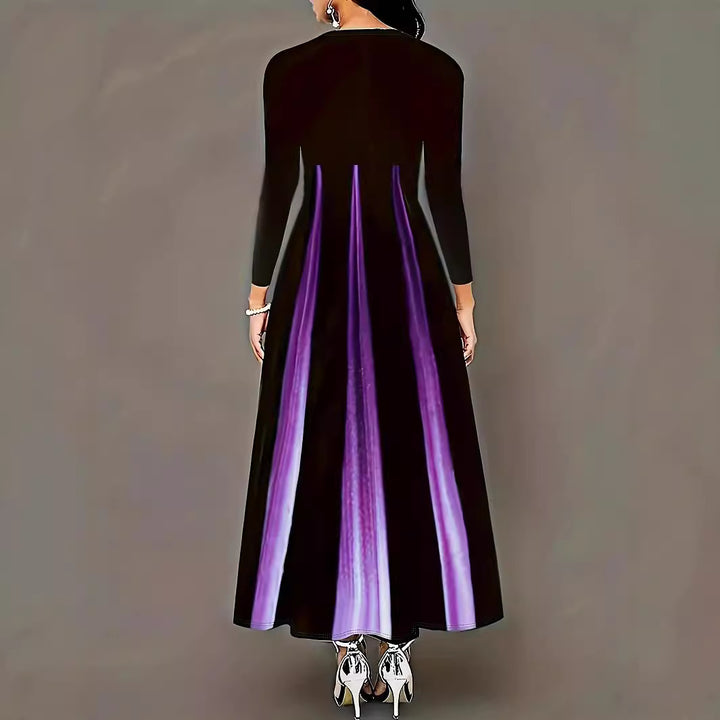 Maxi dress for women with side inserts and practical pockets Lune London