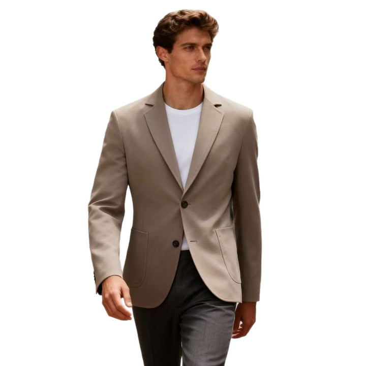 Elegant Regular-Fit jacket for men with two buttons and chic style pockets