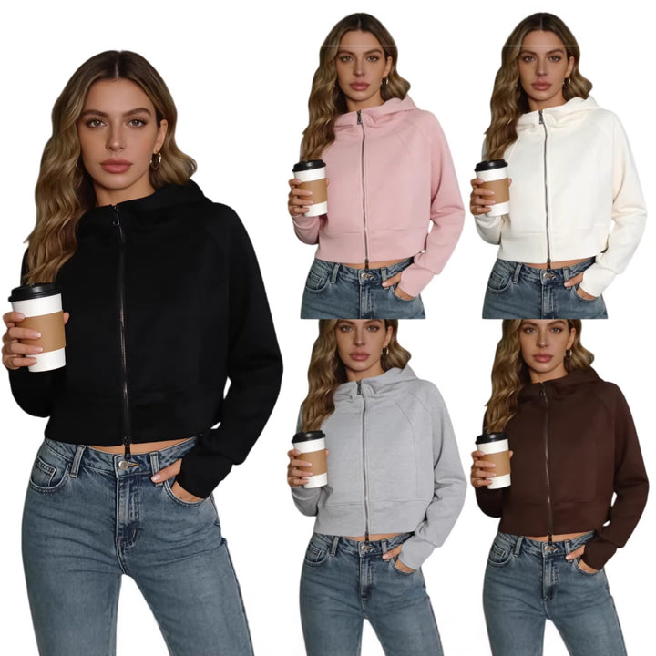 Ladies sporty and fashionable jacket with hood Lune London