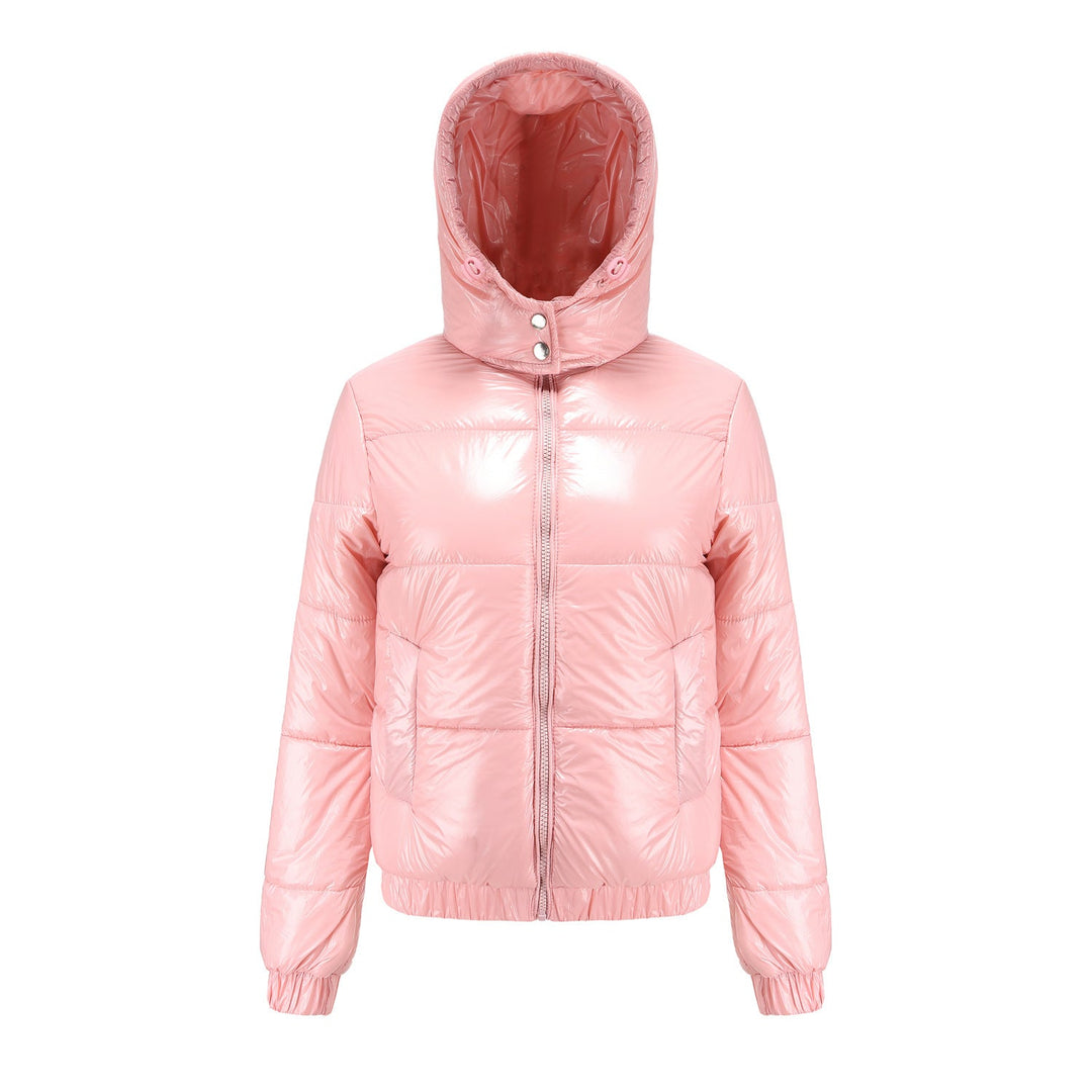 Ladies Shiny Winter Jacket Chic Und Stil