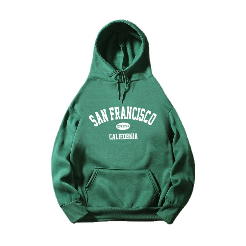 Women's hoodie with casual San Francisco print and comfortable fit Chic & Stil