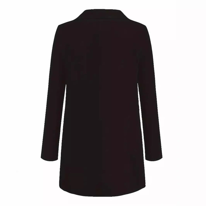 Elegant women's jacket with a deep V neckline and practical pockets Lune London