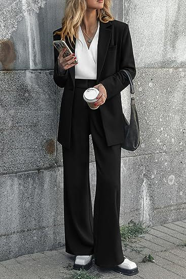 Women Elegant and Comfortable Blazer Set Chic Und Stil