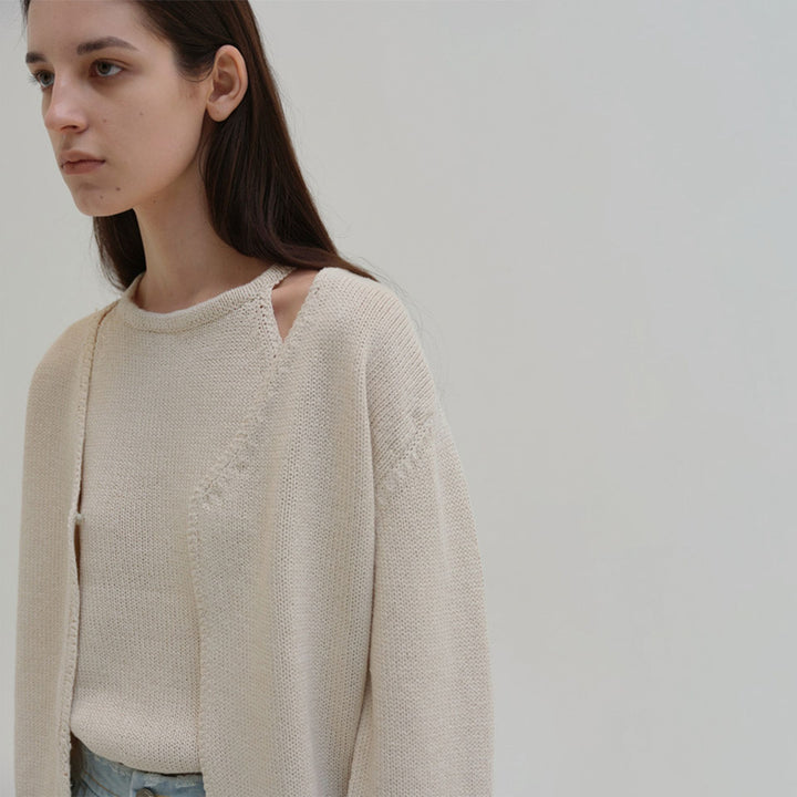 Gilet tricoté Chic & Stil confortable et élégant pour femmes