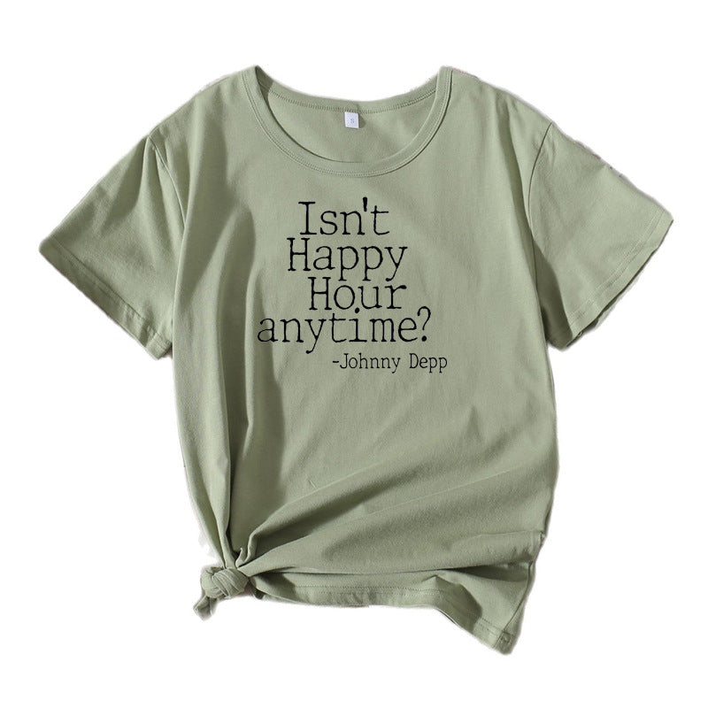 Graphic quote t-shirt comedy women Lune London