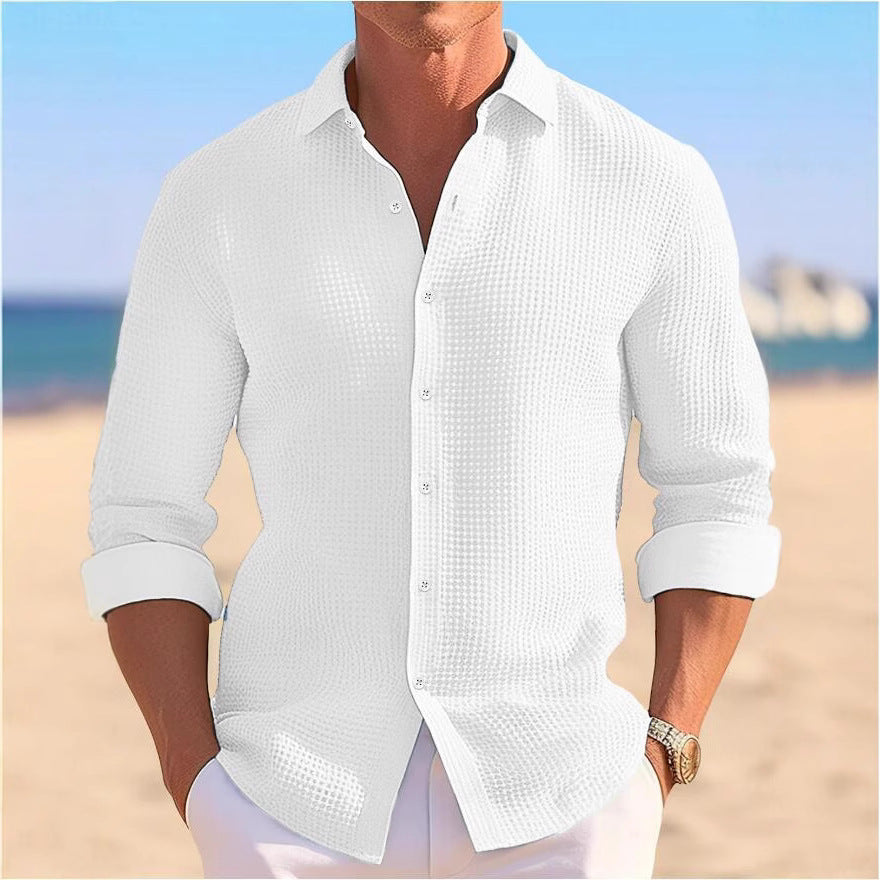 Lightweight structured shirt for men with a modern fit Lune London
