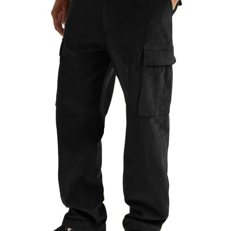 Men's cargo pants with elastic waistband and practical side pockets Lune London