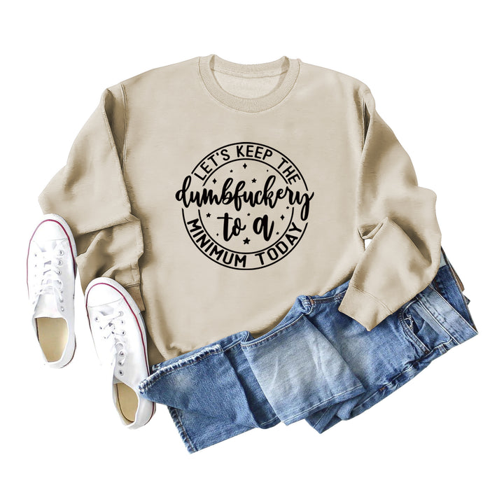 Sweat-shirt graphique pour femmes avec impression motivante Chic & Stil
